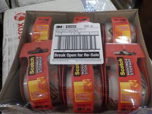 lot 27 image: 6 Rolls 3M Scotch Moving and Storag...
