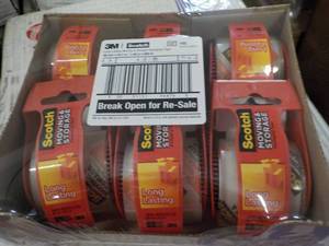 lot 28 image: 6 Rolls 3M Scotch Moving and Storag...