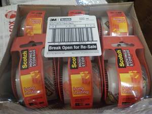 lot 29 image: 6 Rolls 3M Scotch Moving and Storag...