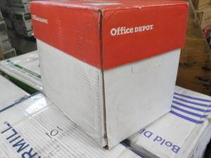 lot 31 image: 2500 sheets Office Depot 8 12 x 11...