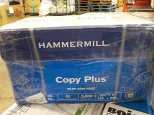 lot 33 image: Hammermill 5000 sheets White 8 12 ...