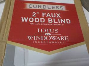 lot 126 image: Lotus Windoware 35 x 66 Cordless 2...