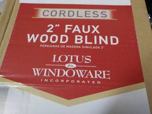 lot 127 image: Lotus Windoware 35 x 66 Cordless 2...