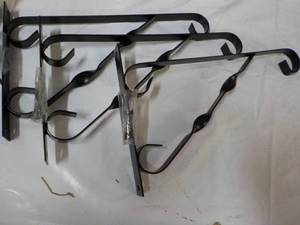 lot 167 image: 3 Metal Brackets...