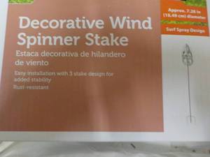 lot 185 image: Belavi Decorative Wind spinner Stak...