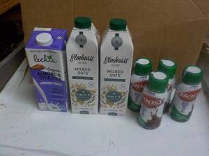 lot 223 image: Elmhurst Milked Oats, Lechia Milk a...