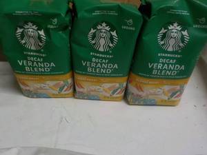lot 227 image: 3 Starbucks Decaf Veranda Blend 12 ...