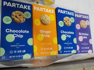 lot 237 image: 4 boxes Partake Cookies ...
