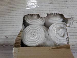 lot 71 image: 16 Gallon 1000 Clear Garbage Bags...