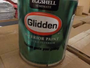 lot 123 image: 10 qts. Glidden Paint- your choice ...