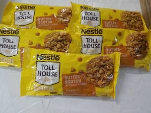 lot 255 image: 5 Bags Nestle Butterscotch 11 oz Mo...