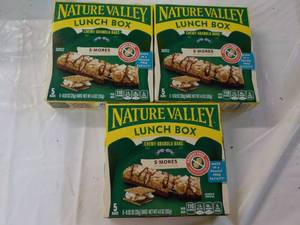 lot 258 image: 3 boxes Nature Valley Granola Bars ...
