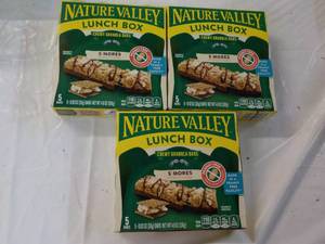 lot 260 image: 3 boxes Nature Valley Granola Bars ...