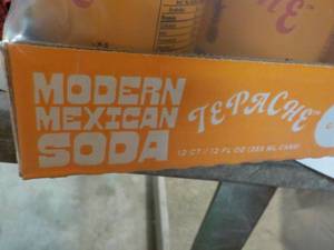 lot 267 image: Mexican Soda 12 pack Mandarin Refre...
