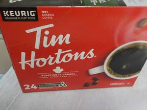 lot 270 image: Tim Horton 24 pods Ground Coffee...