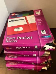 lot 99 image: Two Pocket Folders
