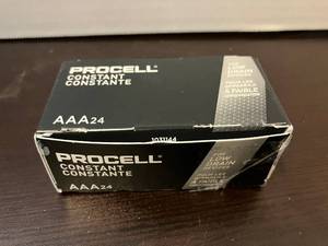 lot 61 image: Procell AAA Batteries