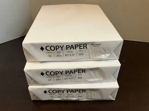 lot 108 image: White Copy Paper