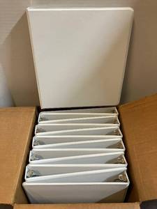 lot 37 image: 1-Inch 3-Ring Binders