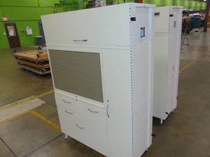 lot 10 image: Garage Storage  Cabinet with Hanging Storage - 48 x 20 x 70