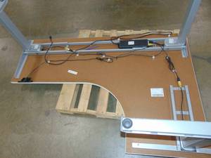 lot 13 image: Allsteel Adjustable-Height Desk(Standing Desk)