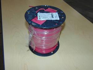 lot 14 image: Cerrowire 500 ft. 10 Gauge Red Stranded Copper THHN Wire