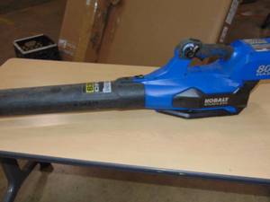 lot 77 image: Kobalt (KHB 2580-06) 80v 630-CFM 140-MPH Handheld Leaf Blower Tool Only