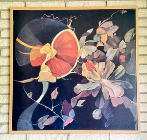 lot 6 image: Seligmann Framed Large Print Exotic Garden Mid-Century Nature Art