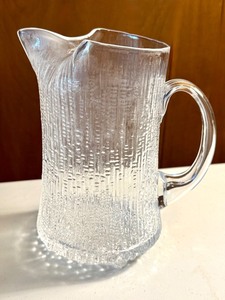 lot 23R image: Vintage Iittala Glass Pitcher