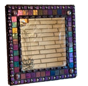 lot 22R image: Artisan Crafted Mosaic Wall Mirror