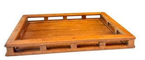 lot 108 image: Dansk International Wooden Serving Tray 14 x 18 Inches
