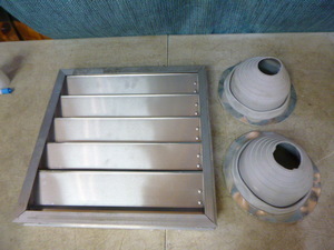 lot 12 image: Louver Vent and Roof Boots