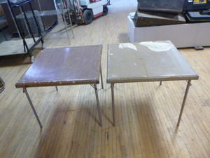 lot 38 image: 2 Folding Tables