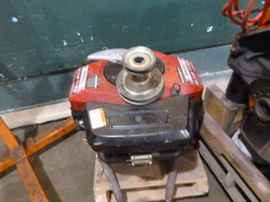 lot 42 image: White Outdoor 16.5 HP Briggs &  Stratton Motor