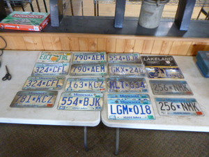 lot 68 image: Expired Minnesota License Plates