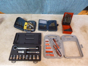 lot 95 image: Socket Sets and Drill Bits