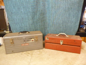 lot 96 image: 2 Metal Toolboxes