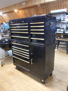 lot 97 image: Homak 2 Piece Toolbox