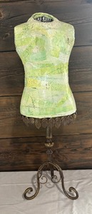 lot 119 image: Pretty Paper Mache Mannequin Decor