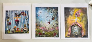 lot 72 image: Set of Three Unframed Art Prints by Heather Renaux