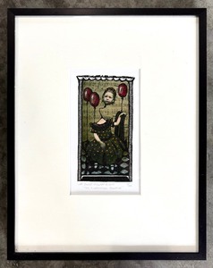lot 71 image: Framed Signed and Numbered Artwork The Ringmasters Daughter by Lori Biwer-Stewert