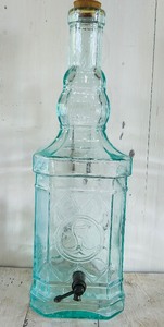 lot 165 image: Decorative Glass Beverage Dispenser