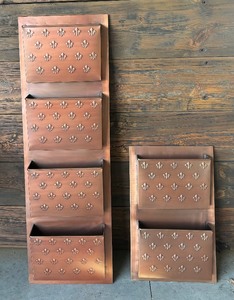 lot 217 image: Two Ballard Designs Metal Organizers