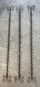 lot 218 image: Set of Three Metal Wall Hanging Organizers