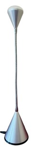 lot 346 image: Ottlite Gooseneck Desk Lamp 20.25 Inch Adjustable Silver