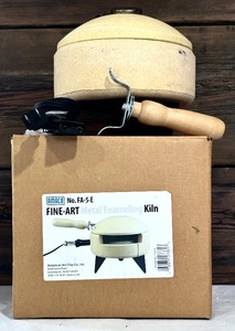 lot 30A image: Fine Art Metal Enameling Kiln Kit with Tools