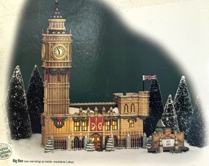 lot 236 image: Department 56 Collections Including Aldeburgh Music Box Gifts, Big Ben and Village Accessories