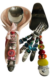 lot 289A image: Assorted Decorative Appetizer Serving Utensils