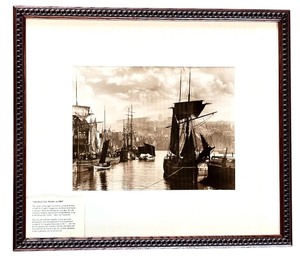 lot 31B image: Framed Print The Dock End by Frank Meadow Sutcliffe