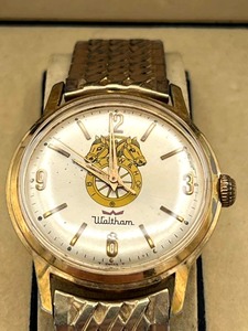 Very RARE Vintage Waltham Jimmy Hoffa Teamsters Swiss Wind Up Wrist Watch in Working Condition